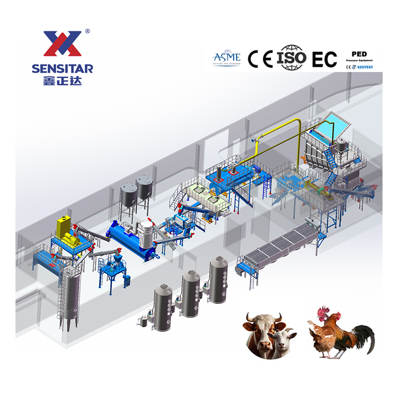 Animal Waste Treatment Oil Press Machine