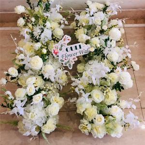 <span class=keywords><strong>M</strong></span>-1150 по индивидуальному заказу Искусственный Свадебный декор с кружевными цветами Runner украшение для стола - Product Image 4