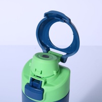 Bouteille d'eau portable isotherme en acier inoxydable 304 pour sports de plein air, avec paille à ouverture rapide, pour voiture, modèle transfrontalier