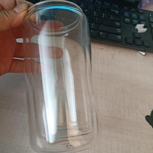 كوب زجاجي شفاف مزدوج الجدار بسعة 12 و16 و20 أونصة للبيع بالجملة من المصنع - معزول للمشروبات الساخنة والباردة - Product Image 5