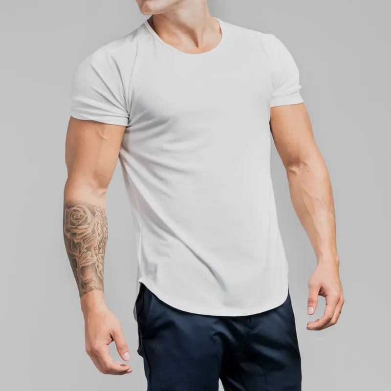Ultra Zachte Mens T-shirts Ontspannen Fit Mens Plain T-shirts Blanco T-shirt