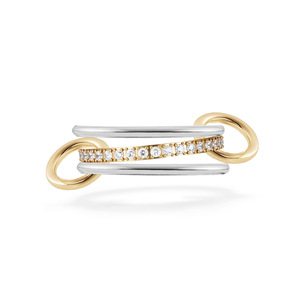 European Style Diamond <b>Ring</b> <b>Set</b> Stackable Geometric Design <b>Gold</b> Tone Women's Jewelry Gift - Product Image 5
