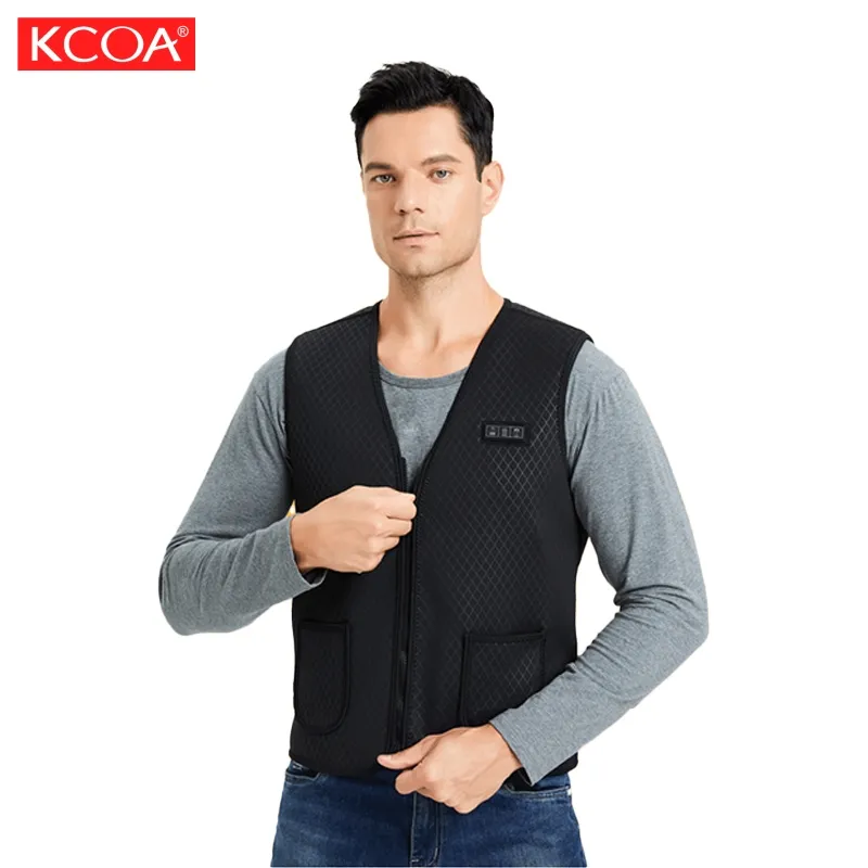 New Arrival Waterproof Unisex Men Usb Rechargeable Control 12 Zone Heating Warming Thermal Vest Jacket For Winter