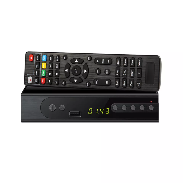 Shenzhen Customized Brand Full HD DVB-T2 TV Receiver Set Top Box H.265 WiFi 802.11n FTA Channels OTA Upgrade CE ROHS FCC