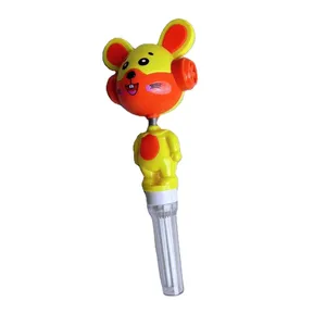 Interesting Novelty toy with candy kids plastic toys China shaking sound can hold candy small toy sugar tube