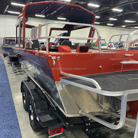Meilleure vente en Chine Kinocean Aluminium Pêche Cabine Bateau Jet Ski Bateaux avec moteur à vendre