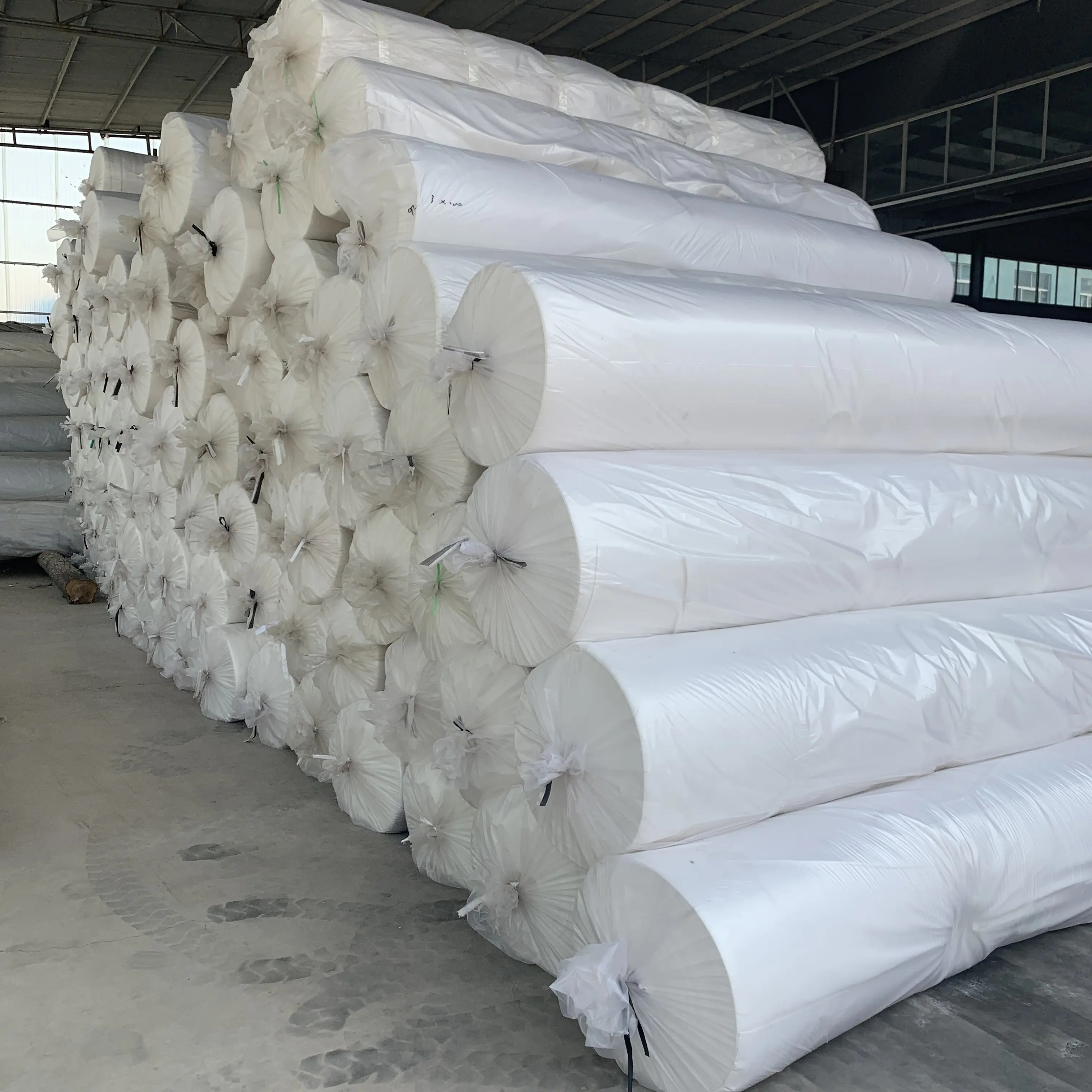 Factory Whole Price 140g 160g 180g Non woven Polyester Fabric Felt Mat for SBS APP Bitumen Waterproof Membrane