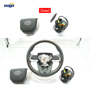 <span class=keywords><strong>Volant</strong></span> de voiture en <span class=keywords><strong>bois</strong></span> de pêche GUGO LC300 pour Toyota Land Cruiser 300 2022, <span class=keywords><strong>volant</strong></span> en <span class=keywords><strong>bois</strong></span> de pêche avec chauffage - Product Image 5