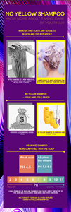 <span class=keywords><strong>Toner</strong></span> violet anti-laiton de qualité salon professionnel de bingo lissant pas de shampooing violet jaune - Product Image 6