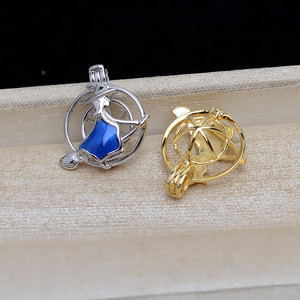 Accesorios de Plata S925 para DIY, 8mm 10mm, Sin Perforación, Colgante de Cabeza de Mujer, Estilo Mago o Bruja, 5090 Cuentas para Fabricación de Joyería - Product Image 4