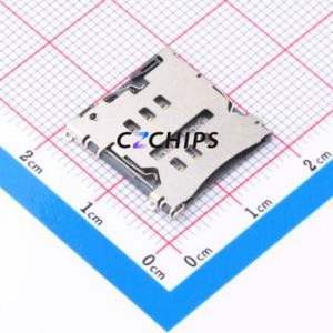 SMO-1550 SIM Card Connector SMD Connector Card Tray Type Micro SIM Card Card Holder 1.5mm - Product Image 1