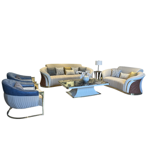 Modern Simple Luxury Living Room Sofa Advanced Arc Combination-Simple Elegant Home Furniture