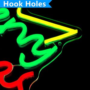 Disponibile: Insegna al Neon 'Buon Natale' a Forma di Stella, Decorazione Festiva <span class=keywords><strong>LED</strong></span> da Parete per Natale - Product Image 4