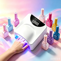 Nouvelle Lampe UV Professionnelle 2-en-1 Haute Puissance 72W à Séchage Rapide pour Vernis à Ongles en Gel, Portable pour Usage Domestique