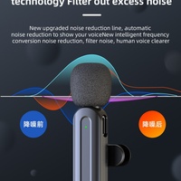 Microphones Lavalier sans Fil Stéréo Dynamiques Portables MP39 pour Enregistrement Audio et Vidéo TikTok