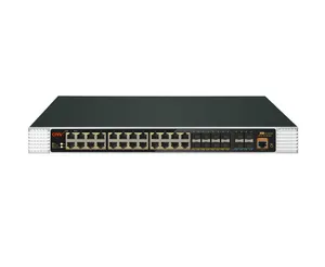 Conmutador de fibra Ethernet POE industrial Uplink 10G de 36 puertos con riel DIN gestionado por grandes proyectos