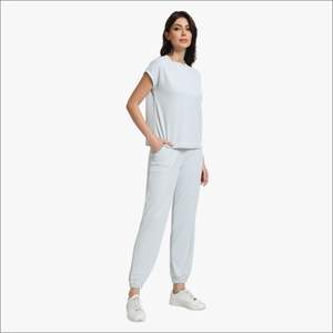 White Loungewear <b>Women</b> Custom Bamboo Breathable Outdoor Fit Comfortable <b>Women</b> Clothing Sleepwear <b>Pajamas</b> Bulk - Product Image 2