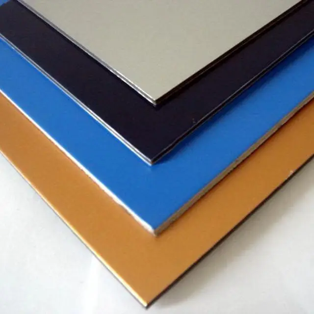2mm 3mm 4mm 5mm 6mm PE and PVDF Coated Alucobond Aluminum Composite Panels