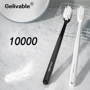 Micro fiber 10000 bristle easy gum adult nano tooth brush