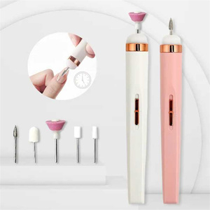 Kit Profesional de Esmalte de Uñas Eléctrico, Juego Completo de <span class=keywords><strong>Herramientas</strong></span> para Manicura <span class=keywords><strong>y</strong></span> Pedicura, Lima de Uñas Electrónica Hecha de Plástico Duradero - Product Image 1