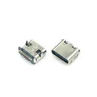 Usb Connector Manufacturer Supplier 16 Pin Usb Female Type-C Pcb Usb Type C Connector Connector 16p 8p 10p