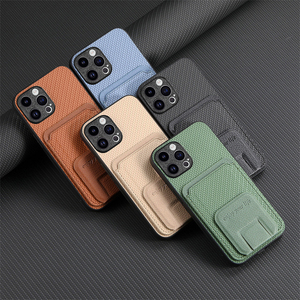 Étui de téléphone <span class=keywords><strong>Mimi</strong></span> avec porte-cartes magnétique, support pour appareil photo, support de téléphone, compatible avec les modèles 17/16/15/14/<span class=keywords><strong>13</strong></span>/12/11 Pro Max, résistant aux chocs, pour le sport - Product Image 4