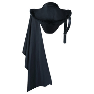 Chal de Manga Única para Hombres Adultos Caballero Gótico Asesino Armadura Medieval Capa Vikinga Capas con Capucha de Pirata Disfraces de Cosplay Anime - Product Image 4