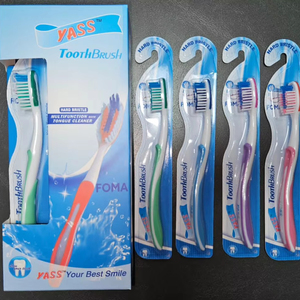 Offre Spéciale vente en gros bon prix adulte brosse à dents profondeur propre multicolore <span class=keywords><strong>YAZZ</strong></span> brosse à dents manuelle pour les voyages - Product Image 1