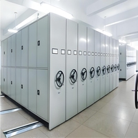 Sistemas de Archivo Móviles de Alta Densidad con Estructura KD, Estanterías Metálicas Modernas Ajustables para Hogar, Oficina, Escuela, Banco y Almacén