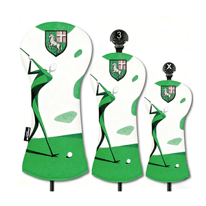 PRIMUS GOLF Professional Customizable Embroidered Golf Headcovers Soft Flexible Breathable PU Leather <strong>Driver</strong> Golf <strong>Headcover</strong> - Product Image 3