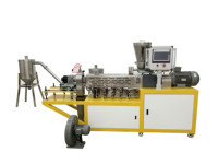 Système d'automatisation PLC ZHUOSHENG ZS-433 pour granulation par extrusion, refroidissement eau/air PP, conception à double vis, 380V 25kW, granulateurs