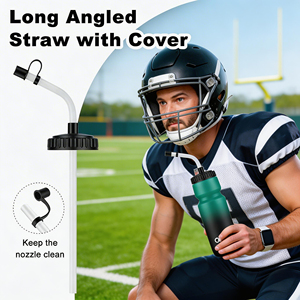 Bouteille d'eau de cyclisme avec paille 25oz <span class=keywords><strong>sans</strong></span> <span class=keywords><strong>BPA</strong></span>, en plastique, pour vélo, avec bec verseur à débit facile, vente en gros fabricant - Product Image 2