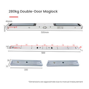 בקרת גישה מנעול אלקטרומגנטי 280KG 600LBS 12V Fail Safe Signal Feedback מנעול מגנטי - Product Image 5