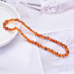 Nuova <span class=keywords><strong>Collana</strong></span> di Perle in <span class=keywords><strong>Ambra</strong></span> Baltica Naturale Stile Classico 2026, <span class=keywords><strong>Collana</strong></span> con Catena di Perle per Bambini con Carte <span class=keywords><strong>e</strong></span> Sacchetti - Product Image 6