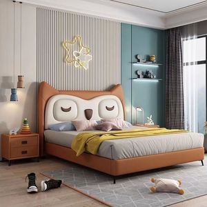 Cama Infantil Princesa Búho, Moderna y Minimalista, de Madera Maciza, Cómoda para Niñas y Niños, Dormitorio Principal - Product Image 5