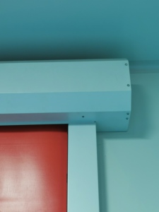 Puerta Rápida Automatizada de <span class=keywords><strong>PVC</strong></span> de Alta Velocidad y Alta Tolerancia a la Venta al por Mayor de Haolan, Diseño Industrial Seguro para Uso en Almacenes y Talleres - Product Image 2