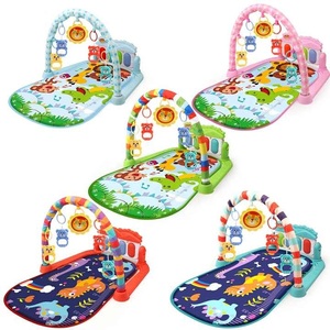 Tappeto Morbido per Neonati KSF, Tappetino di Sicurezza con Tastiera a Petali, Gioco con Sonagli Sospesi, Giocattolo da Palestra, Pianoforte, Rack per Attività, in Tessuto Non Tessuto EPE - Product Image 1