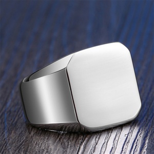 Hot Selling Products Fashion <b>Men</b> Jewelry Stainless Steel Blank <b>Ring</b> Jewelry - Product Image 3