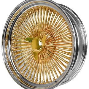 ล้อแม็กซ์ KELUN BRAND ขนาด 20"22"24"26" แบบฟอร์จ ฟอร์เจียโต ลายซี่ลวด สีทอง - Product Image 1