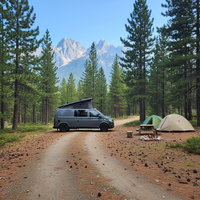 Toit relevable T6 pour camping-car - Accessoire de camping-car extérieur en fibre de verre imperméable manuel/automatique