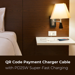 Cable de Carga Rápida para Teléfono con Pago por Uso Y2 Power, con Código QR, con el Objetivo de Mejorar la Experiencia de los Huéspedes, Ideal para Hoteles - Product Image 4