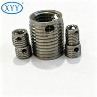 Three Hole Self-tapping Thread Sleeve 307/308 TC4 Titanium Anti Oxidation Reinforcement Insert for Die Cast Alloy Parts