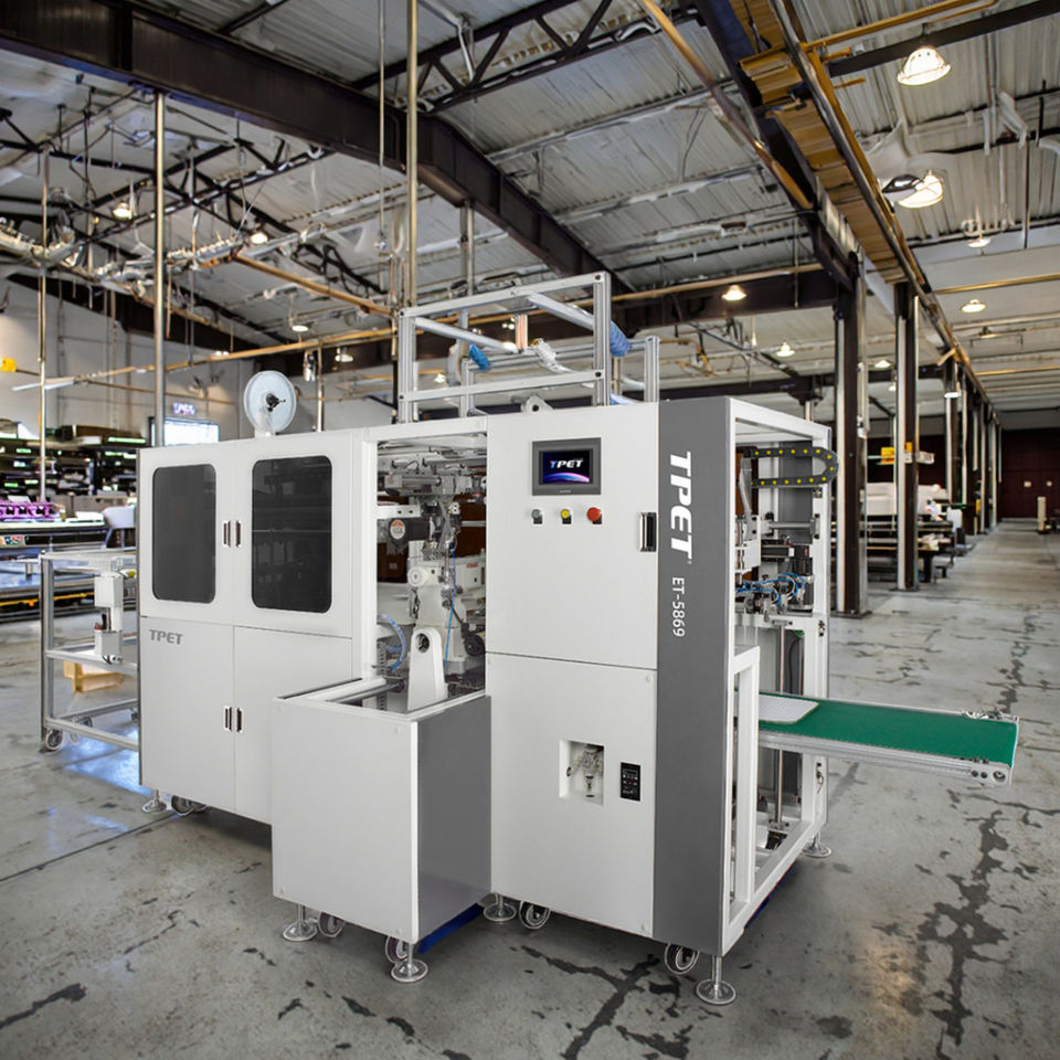 O Machine Doing Rug Fully Automatic Rotary Overedging Machine Automated Production Line for ...