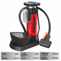 Pompe à air portative haute pression BaiMei légère avec manomètre 120 PSI robuste pour pneus de vélo et de moto – Vente en gros