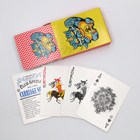 Cartes à Jouer de Poker Personnalisées en Gros d'Usine, Conception OEM, PVC/Papier, Imperméables, Blanches, à Imprimer, Format Deck