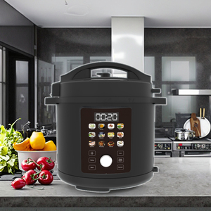 6L hoàn toàn tự động thông minh Nồi áp suất điện với màu đen mờ bên ngoài và quá nóng thiết bị bảo vệ - Product Image 4