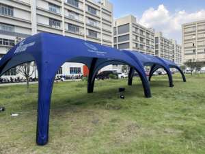 Tenda Dome Tiup Kustom Misign High End 4x6m untuk Iklan Acara Olahraga, Tenda Promosi untuk Pameran Dagang, Balapan Luar Ruangan - Product Image 4