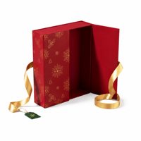 Boîte cadeau portable à fermeture magnétique avec gaufrage, emballage rigide pour bijoux et accessoires, présentation élégante de boutique
