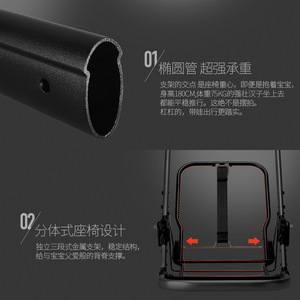 รถเข็นเด็กสี่ล้อโครงโลหะดูดซับแรงกระแทกพับได้สำหรับเด็กอายุ 0 3 ปีน้ำหนักเบาแบบพกพา - Product Image 3