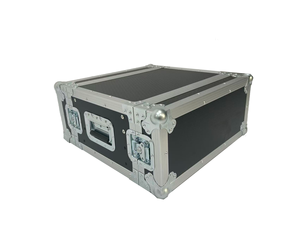 Aangepaste aluminium <span class=keywords><strong>2U</strong></span> <span class=keywords><strong>rack</strong></span> flightcase microfoonontvanger flightcase 4U voor draadloos microfoonsysteem met lade - Product Image 5